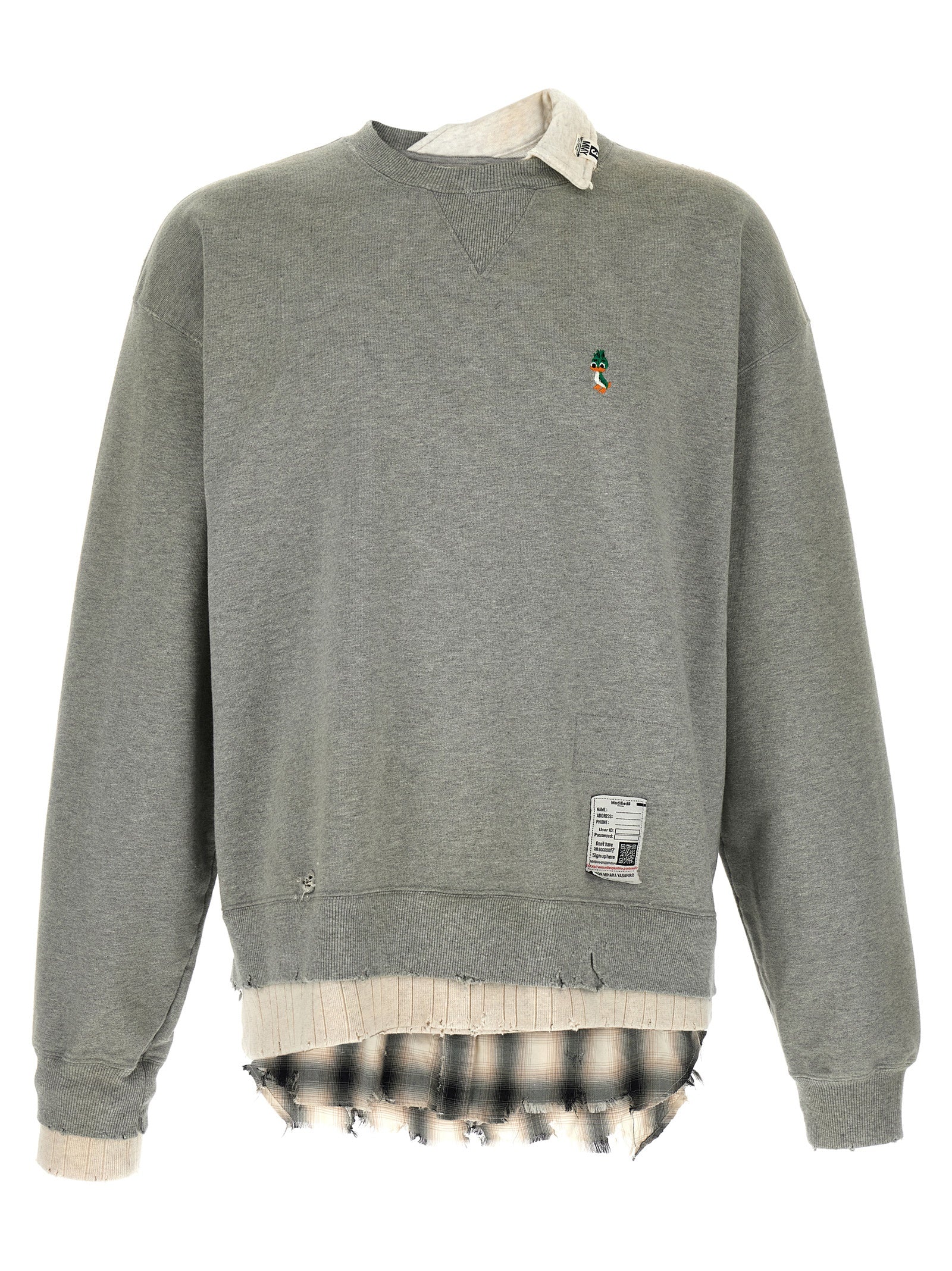 Gray Cotton Sweatshirt