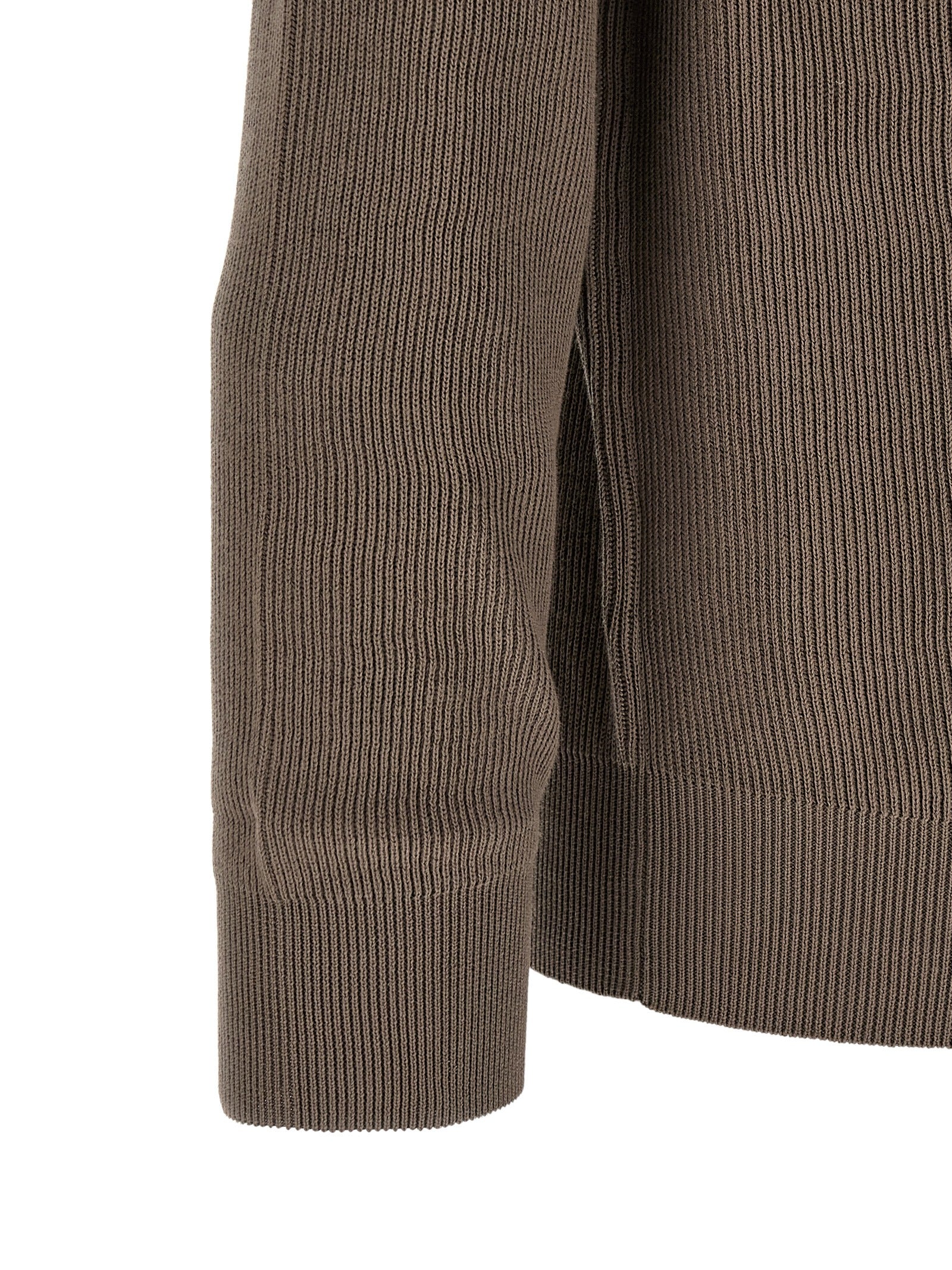 Brown Cotton Polo Shirt