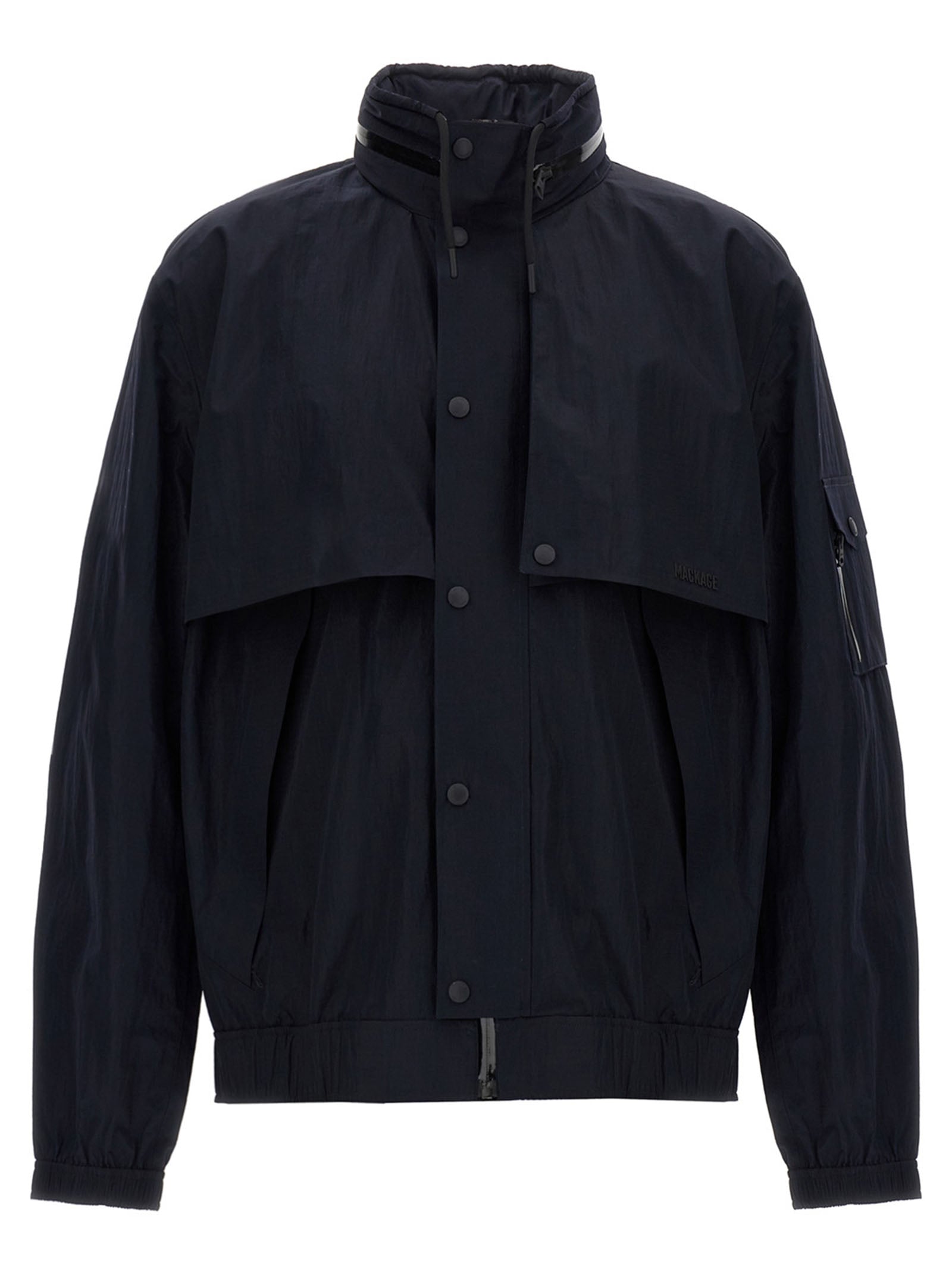 Blue Polyamide Shell Jacket