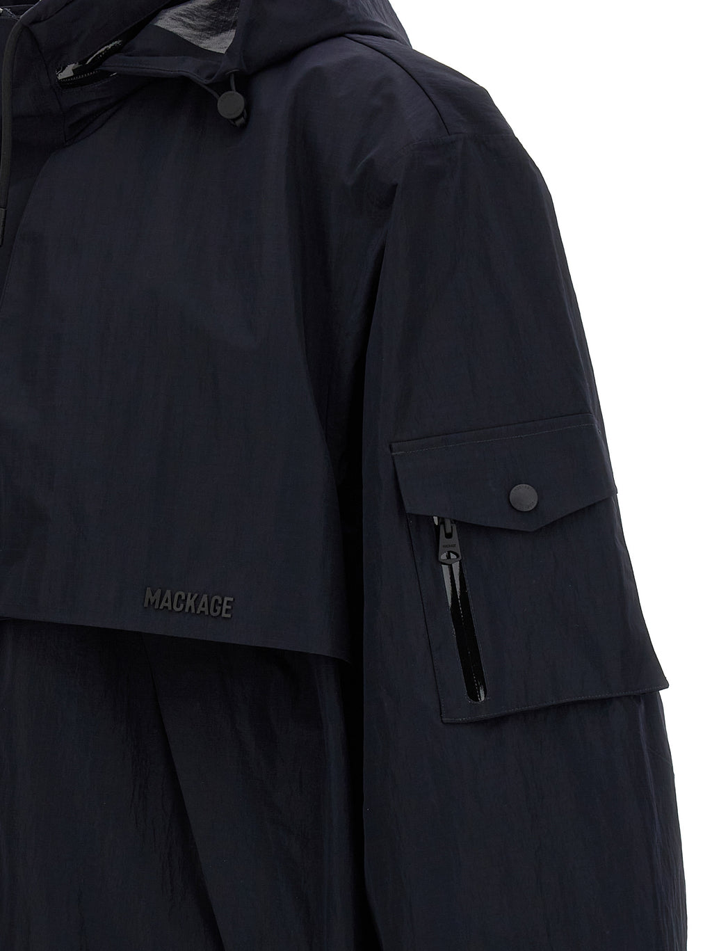 Blue Polyamide Shell Jacket
