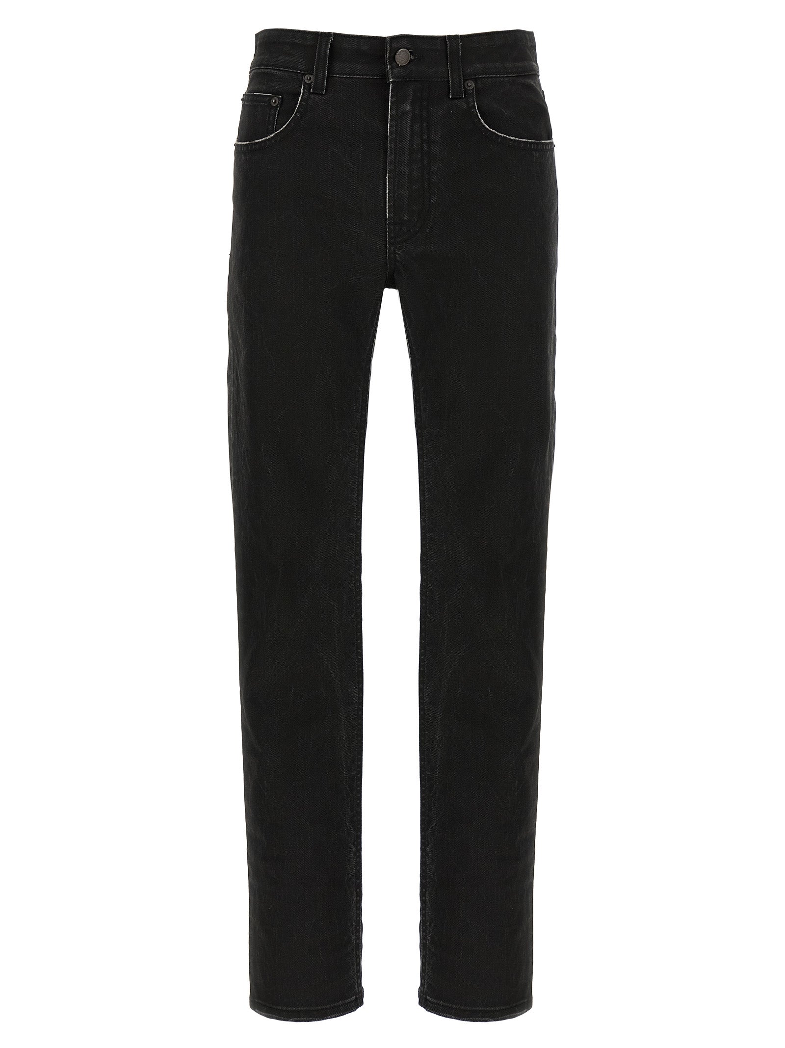 Black Cotton Jeans Denim
