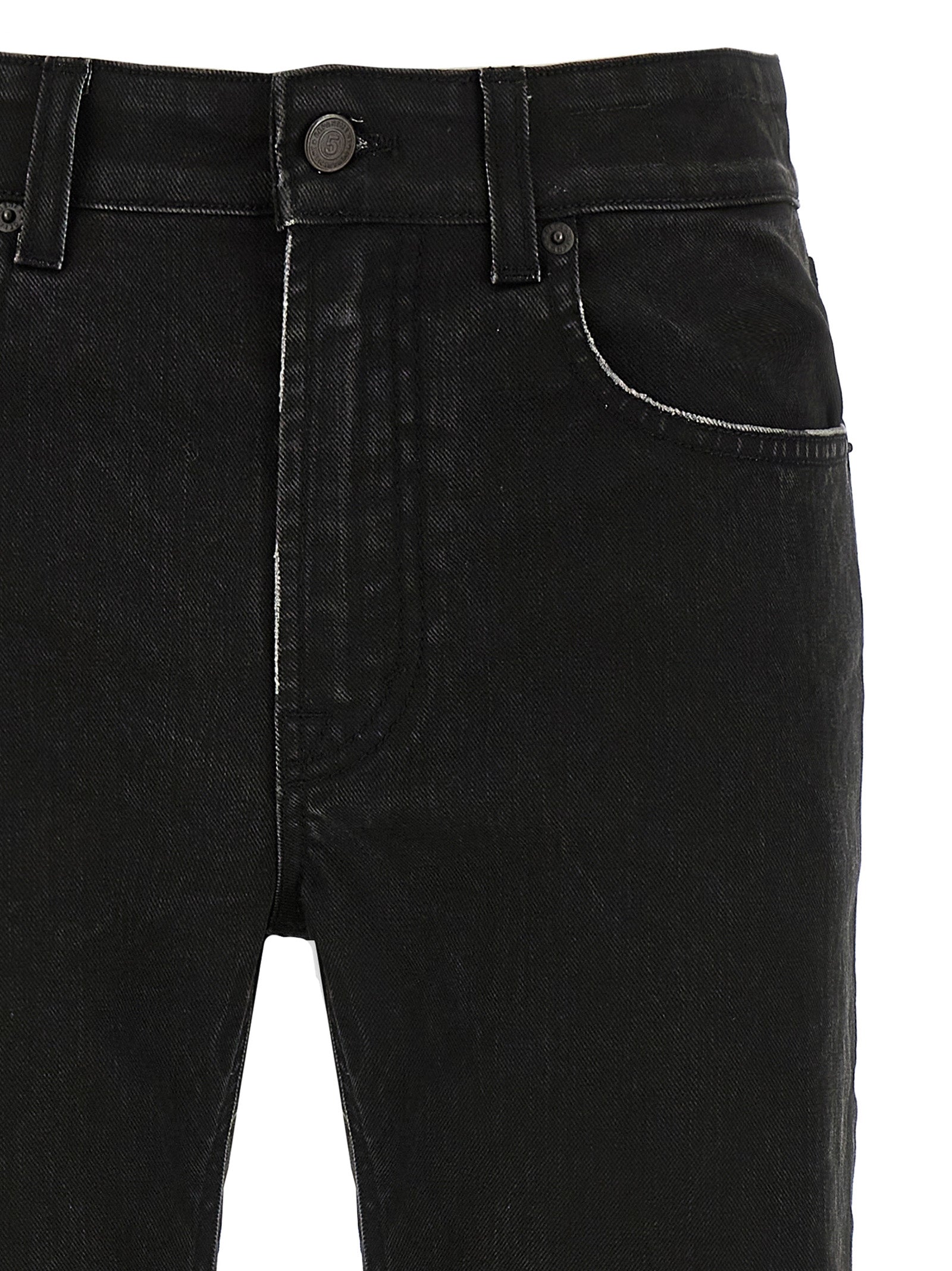 Black Cotton Jeans Denim
