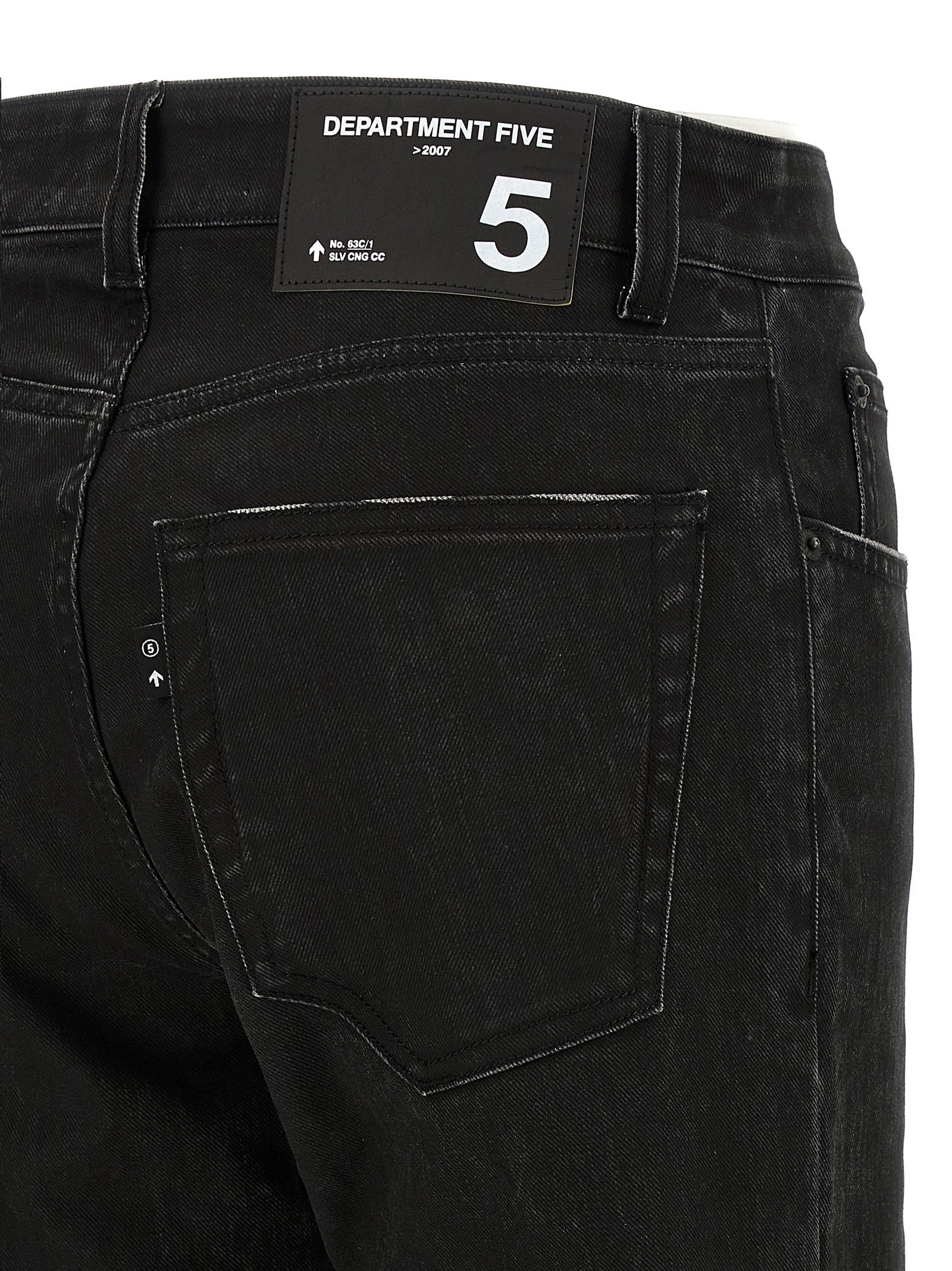 Black Cotton Jeans Denim