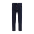 Blue Cotton Slim Fit Jeans