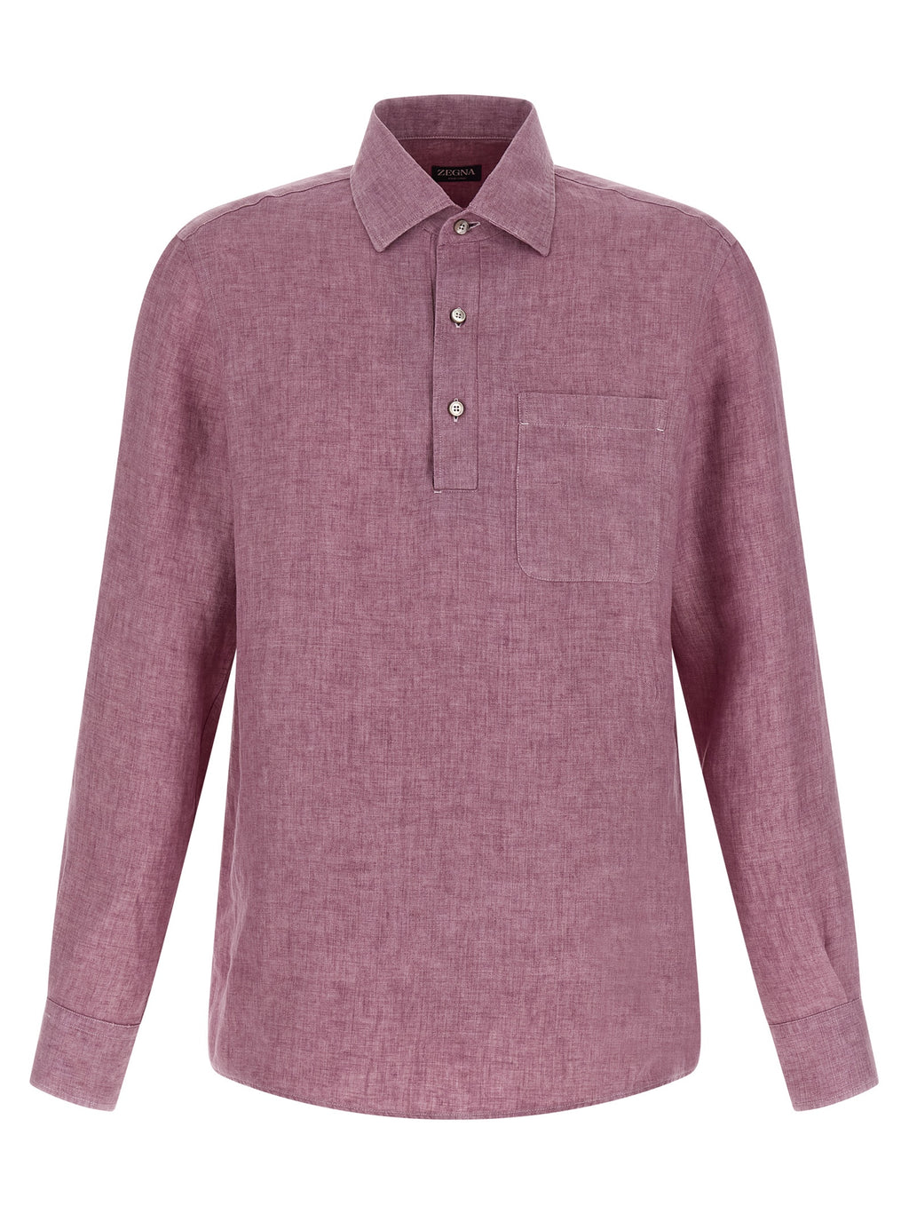 Multicolor Linen Polo Shirt