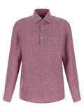 Multicolor Linen Polo Shirt