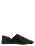 Black Lamb Leather Mules