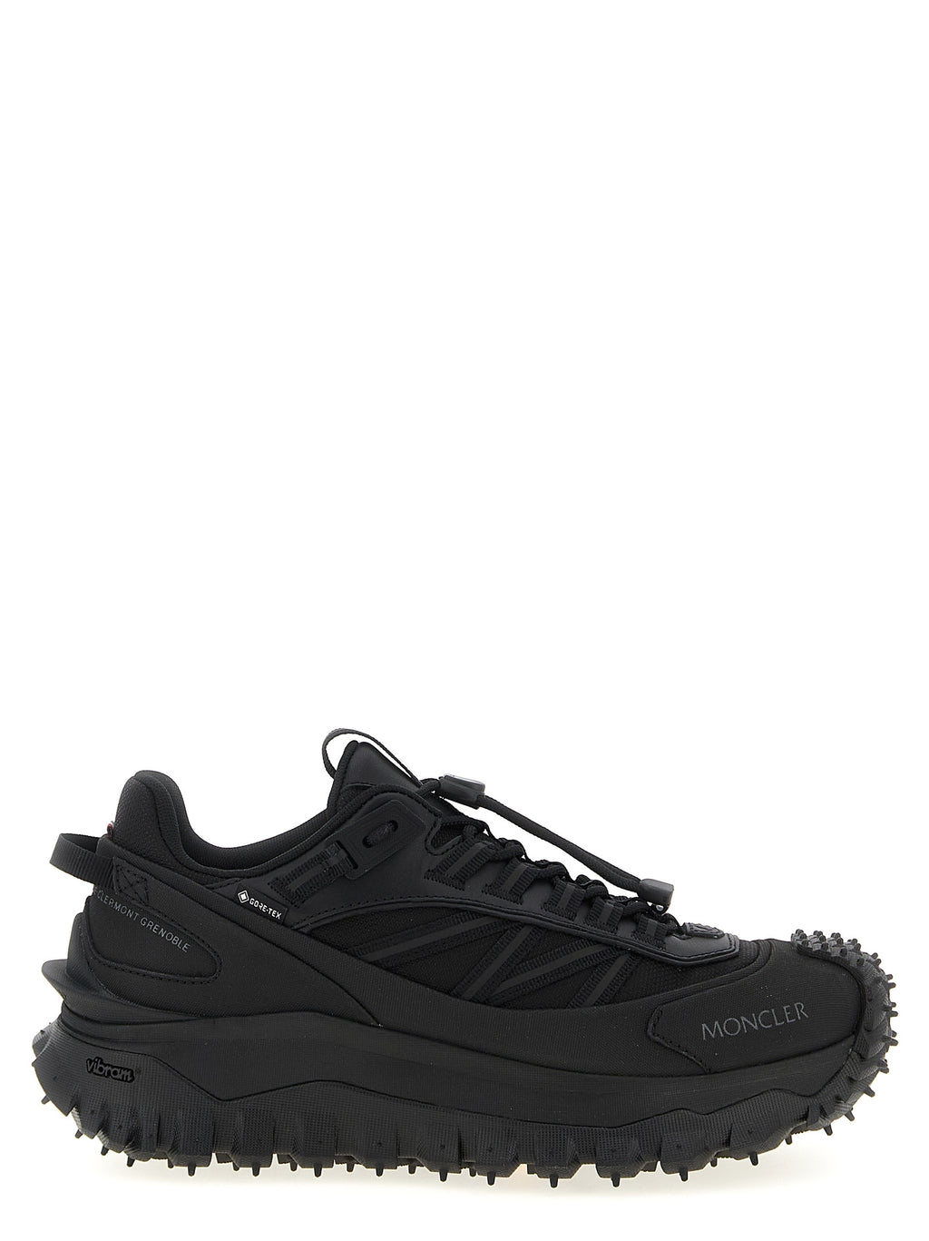 Black Polyamide Athletic Sneakers