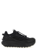 Black Polyamide Athletic Sneakers