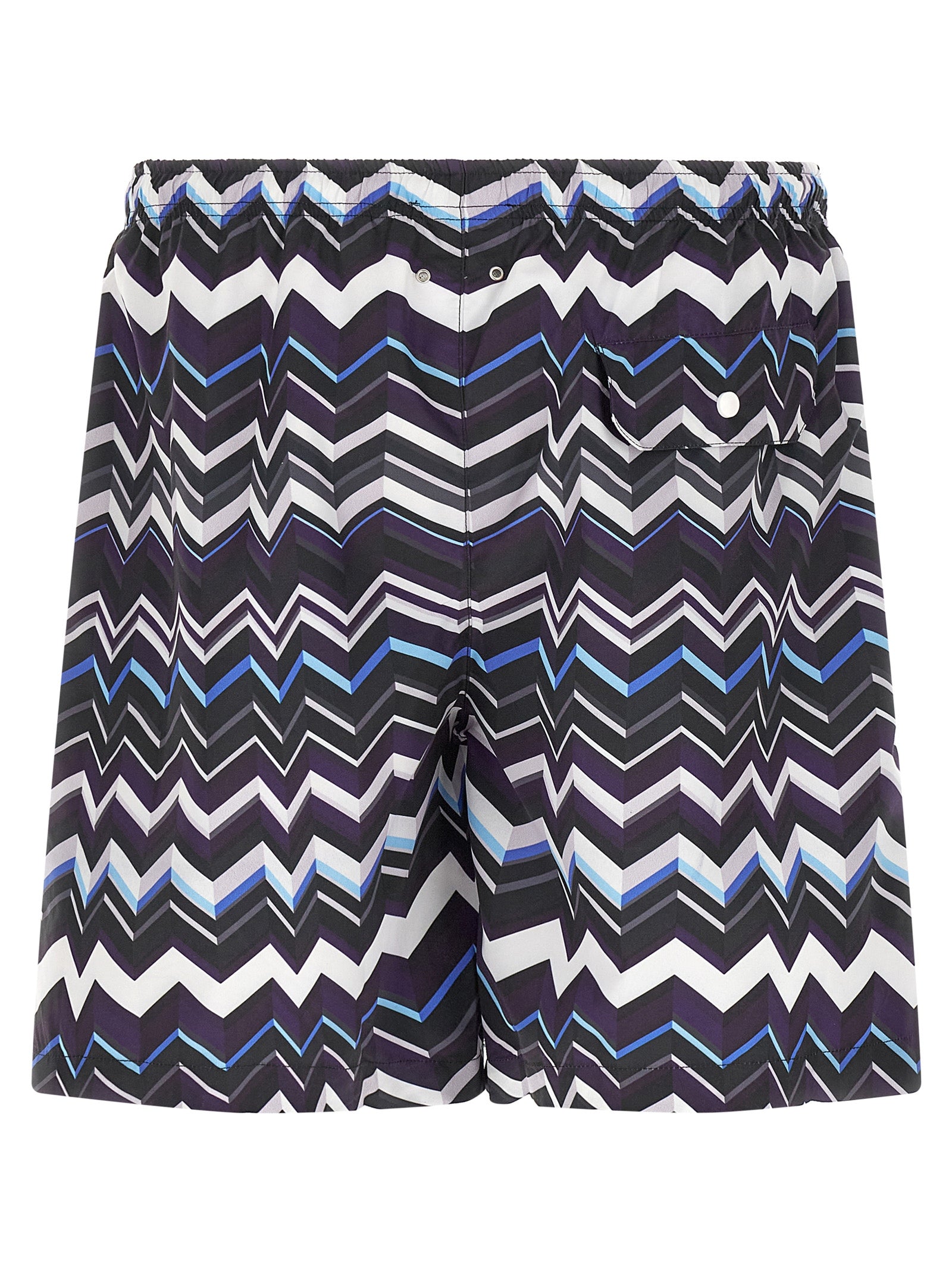 Multicolor Polyester Swim Shorts