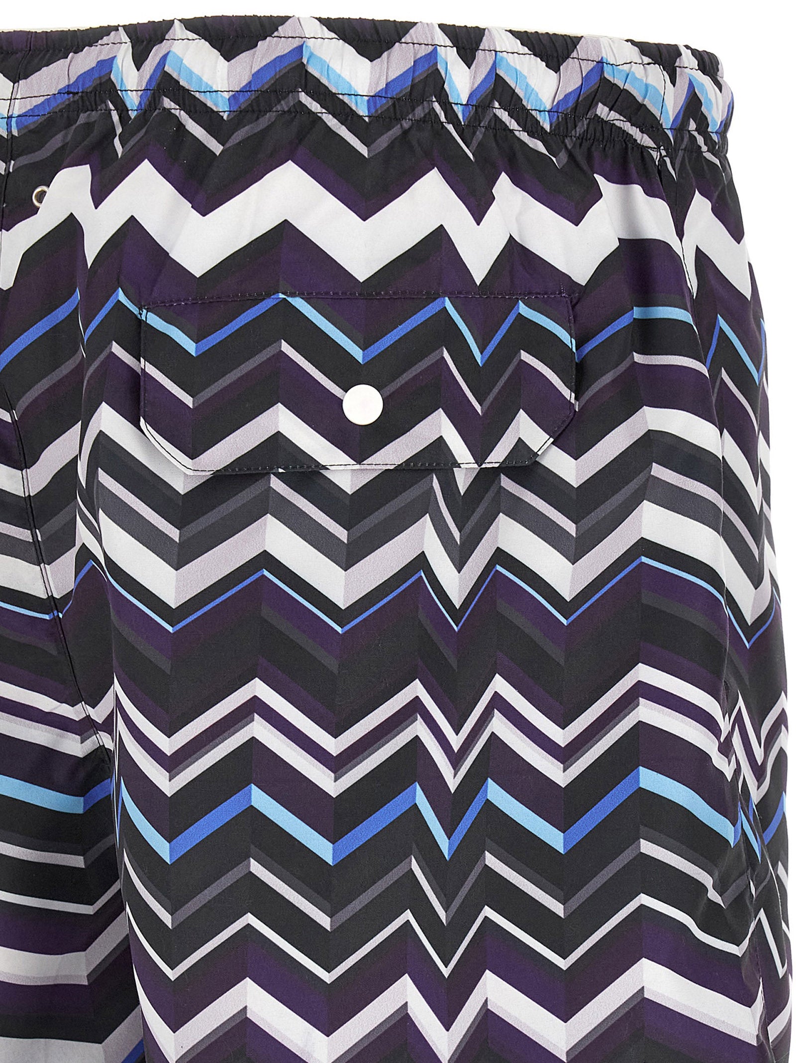Multicolor Polyester Swim Shorts