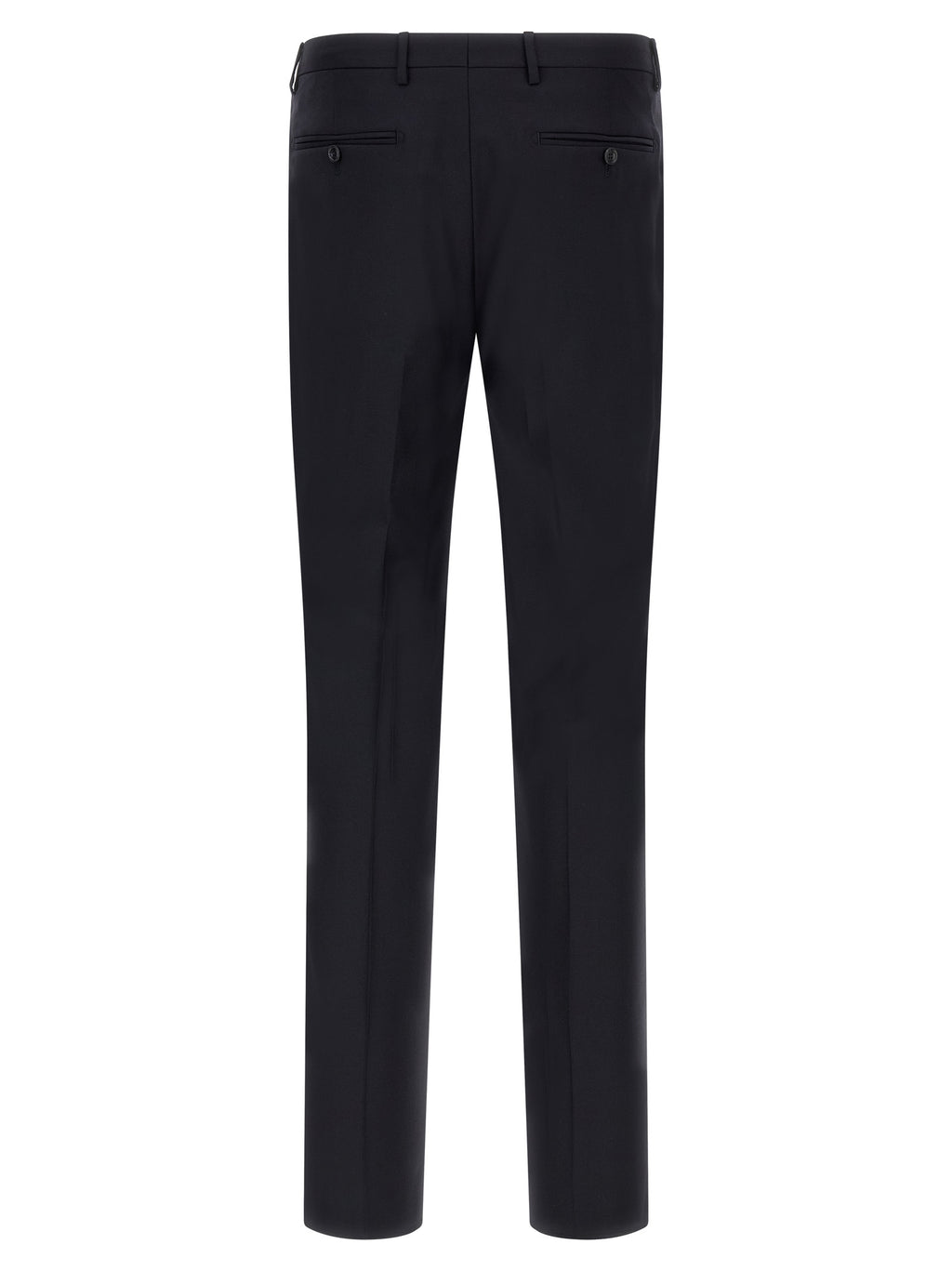 Blue Virgin Wool Two-Piece Suit