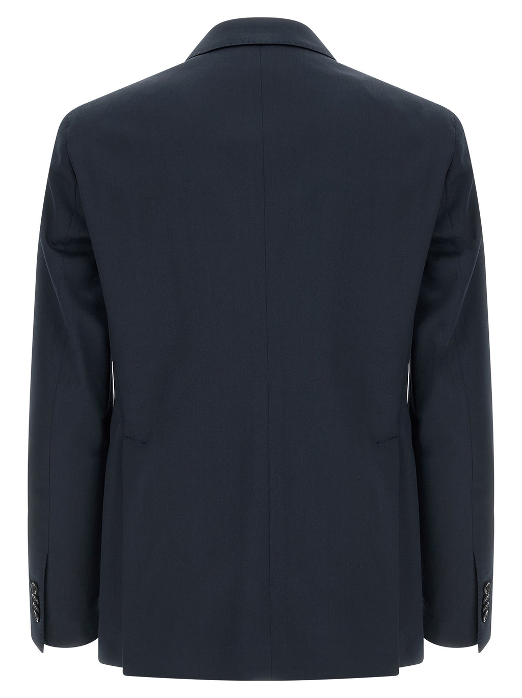 Blue Virgin Wool Two-Piece Suit