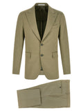 Bicolor Virgin Wool Two-Piece Suit