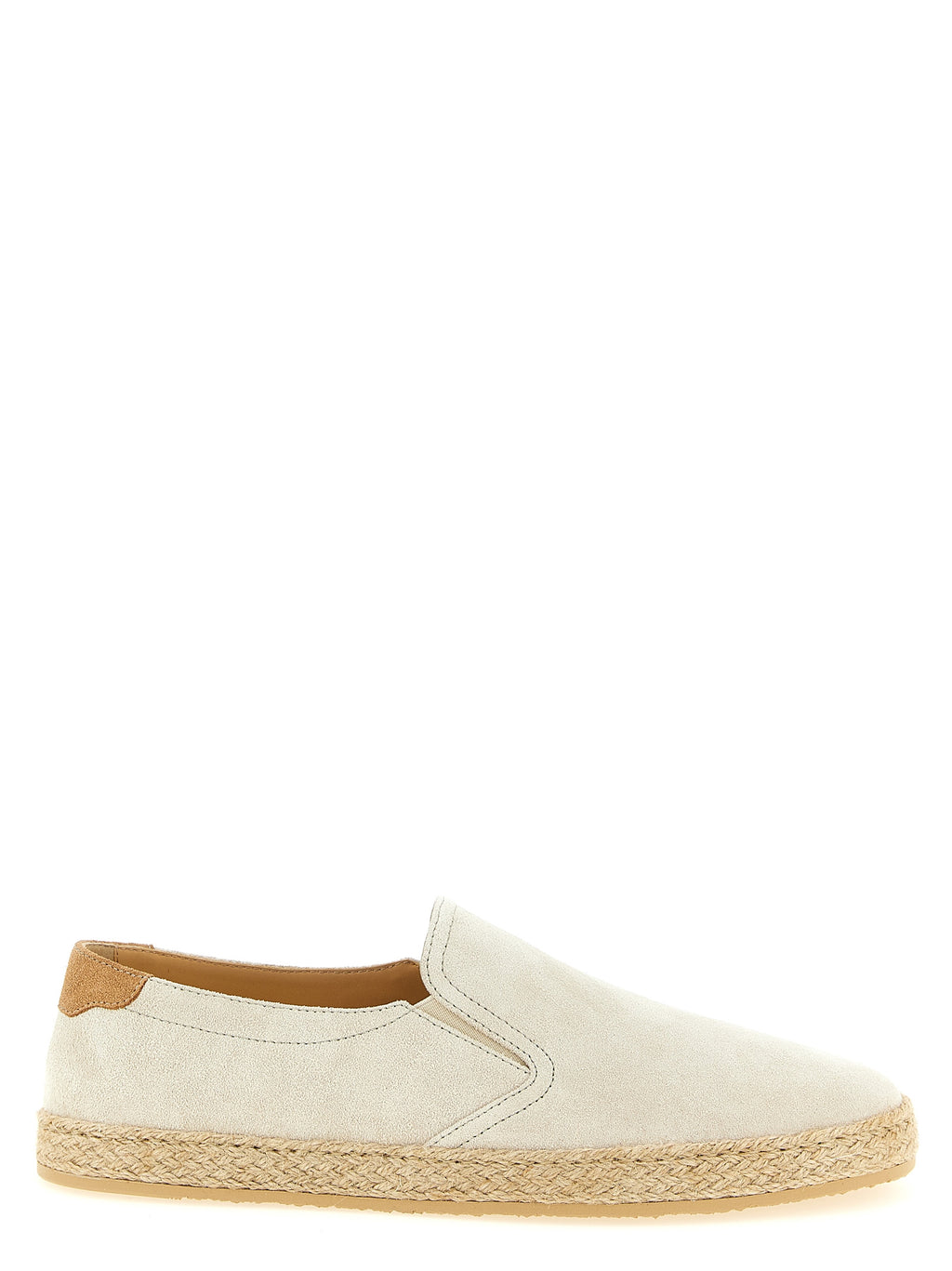 Gray Calfskin Espadrilles