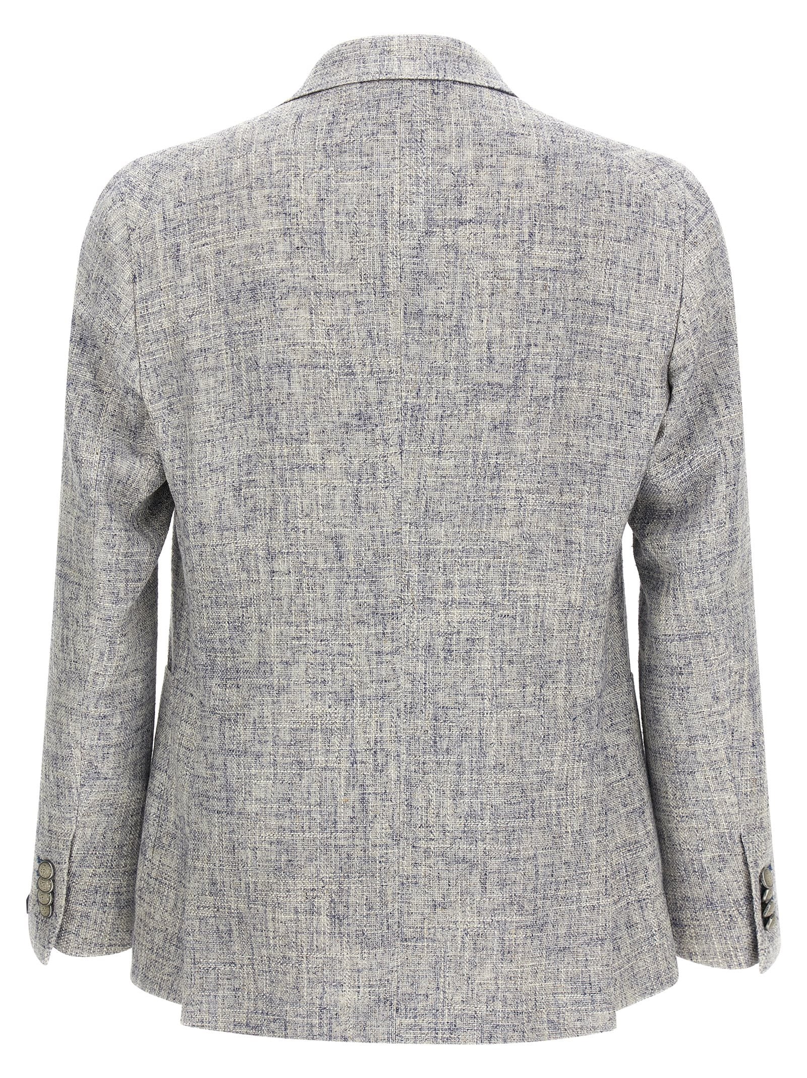 Blue Viscose Blazer