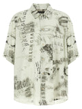 Gray Viscose Blouse
