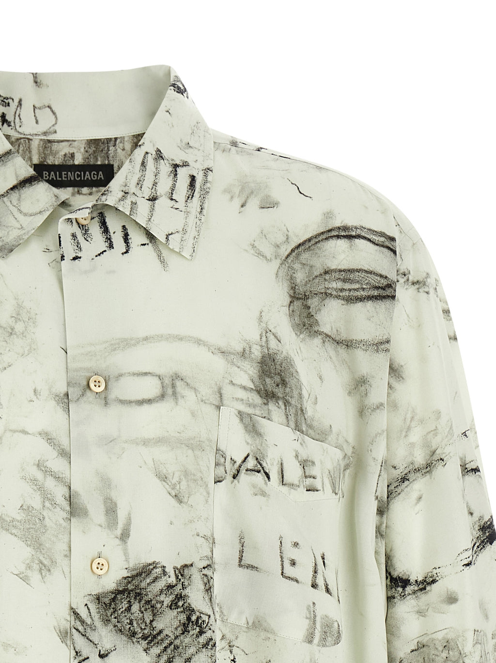 Gray Viscose Blouse