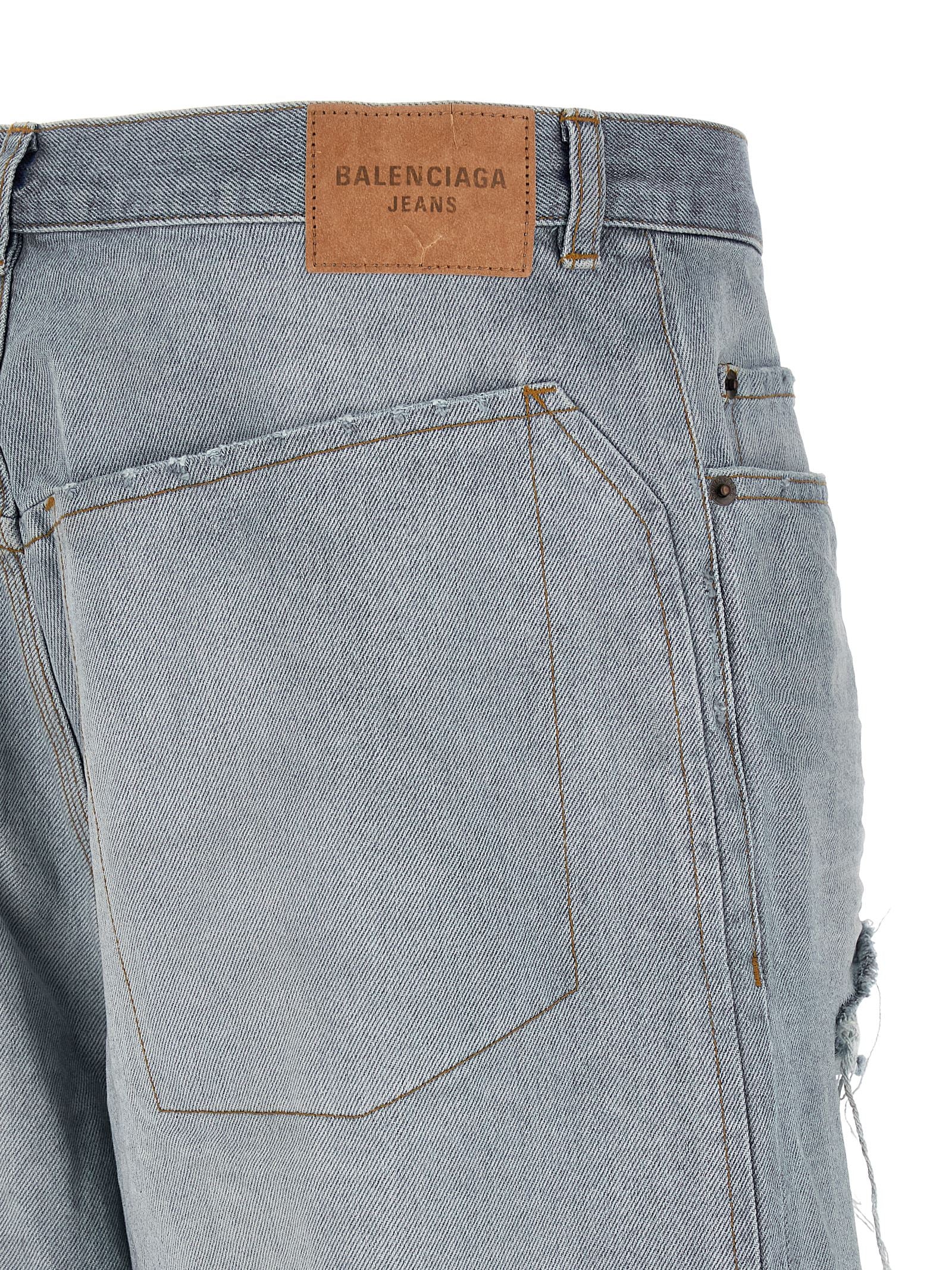 Blue Cotton Relaxed Fit Jeans