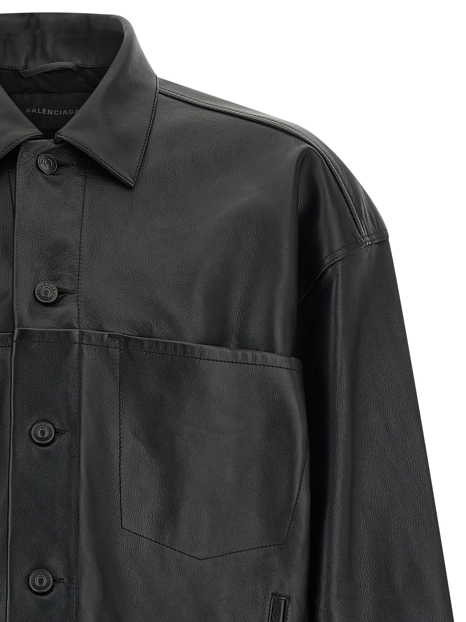 Black Buffalo Leather Leather Jacket