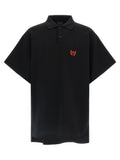 Black Cotton Polo Shirt