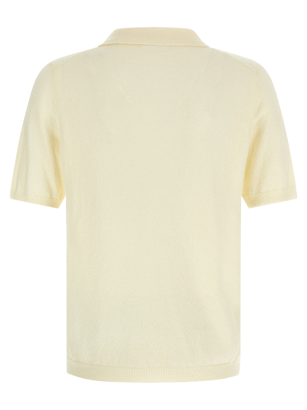 Beige Cotton Polo Shirt