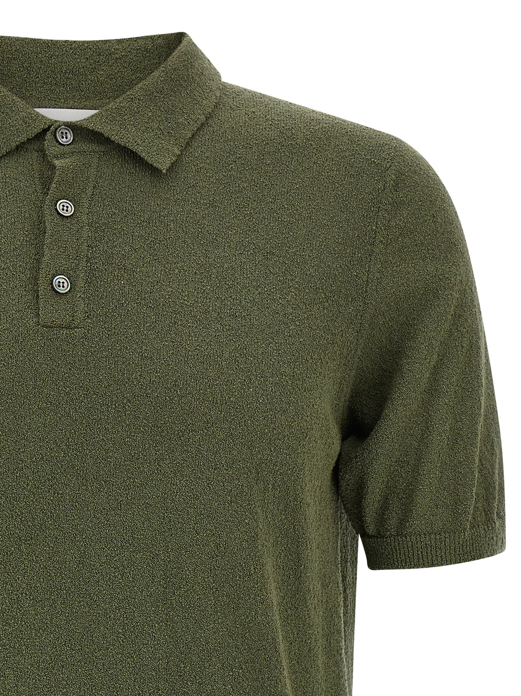Bicolor Cotton Polo Shirt