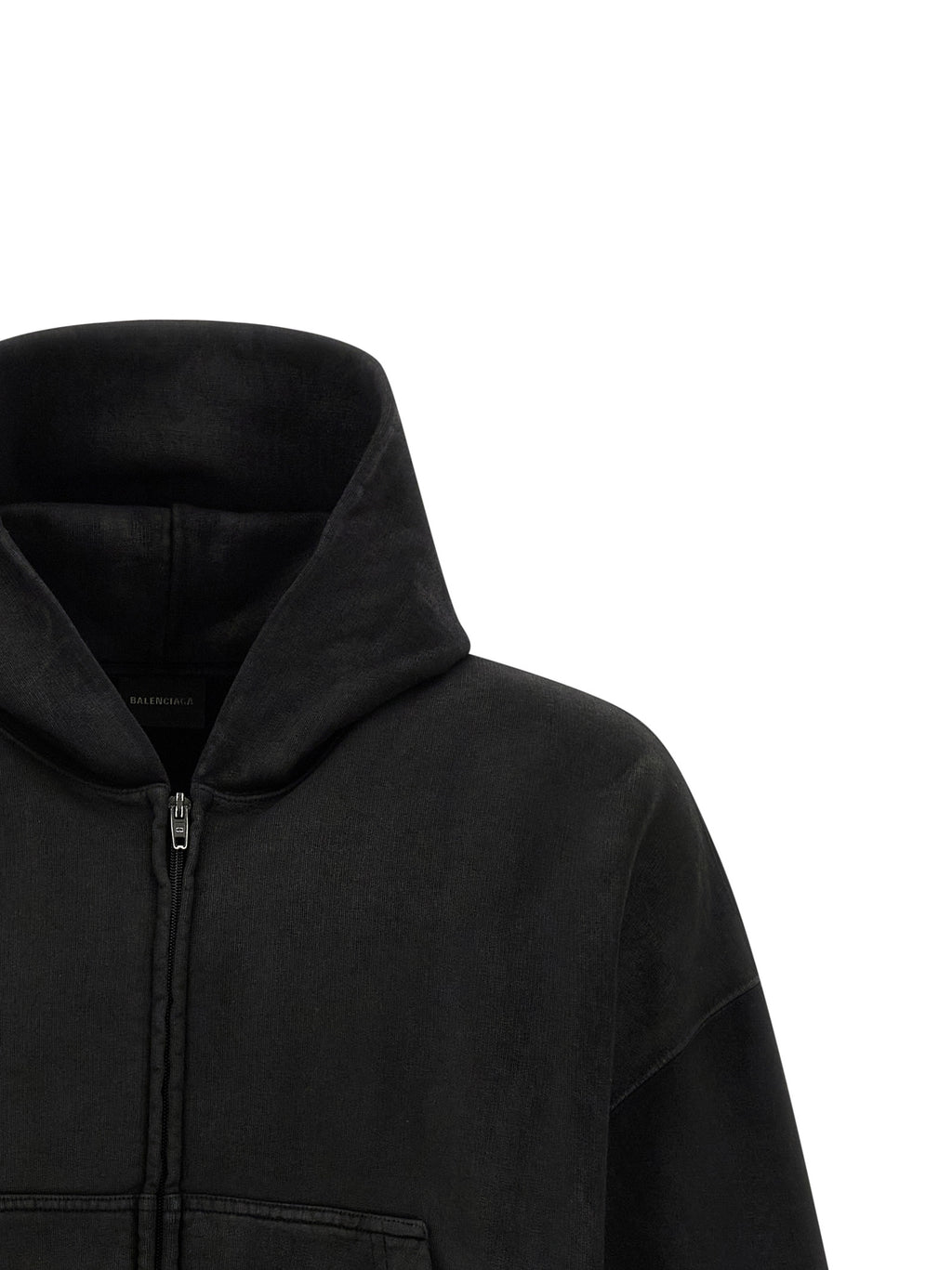 Black Cotton Sweatshirt