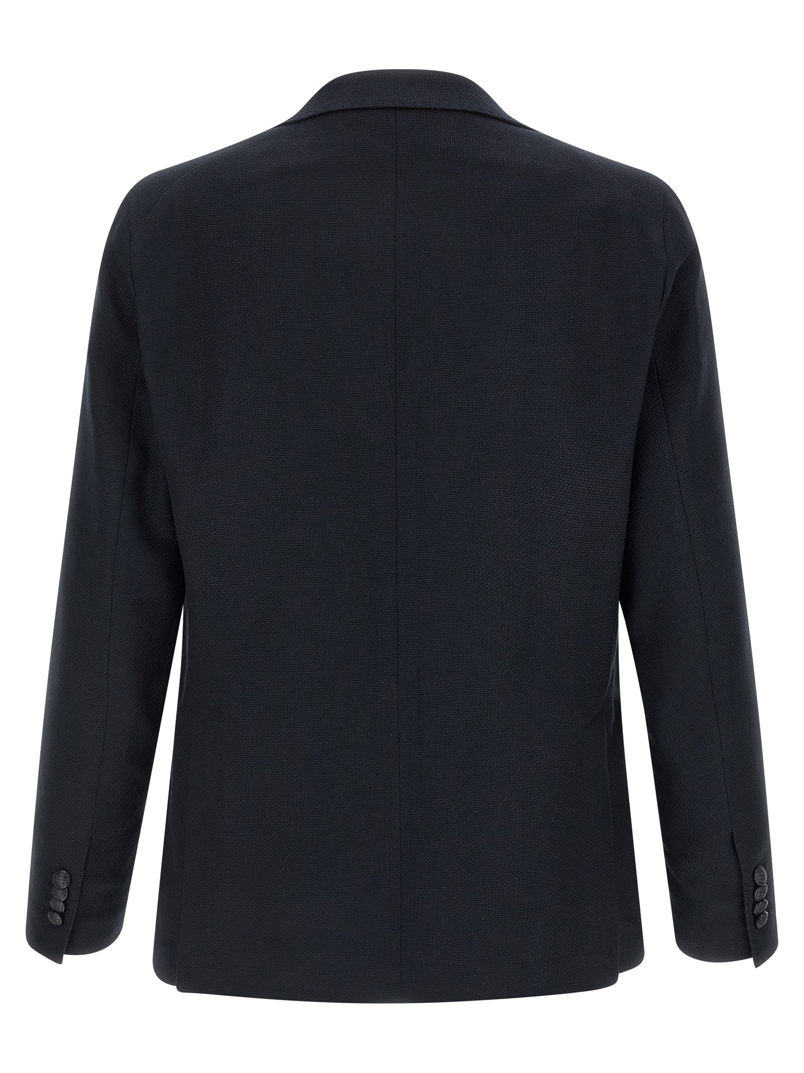 Blue Cotton Blazer