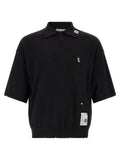 Black Cotton Polo Shirt