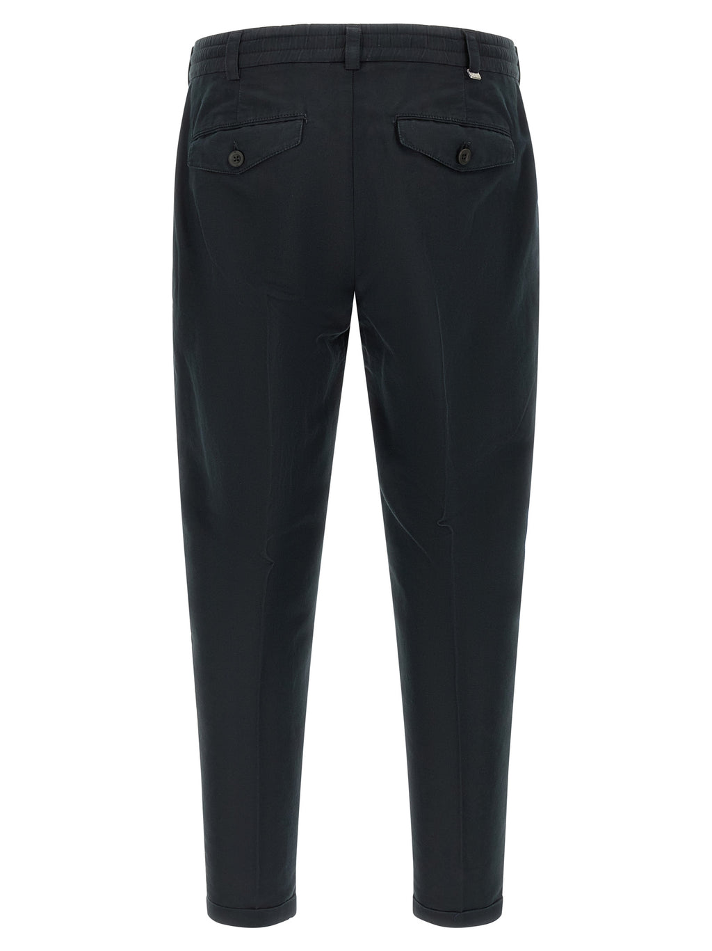 Black Linen Casual Pants