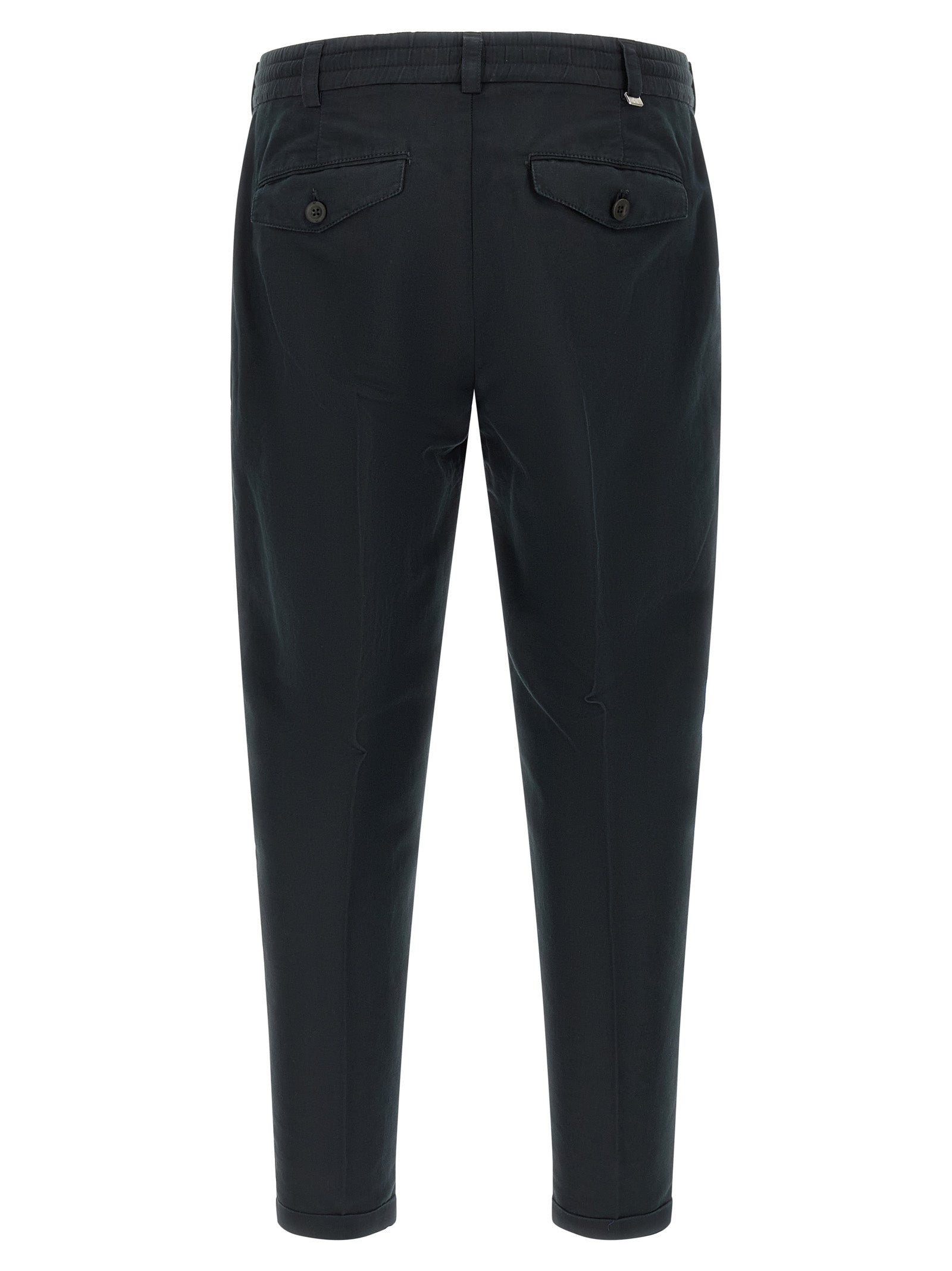 Black Linen Casual Pants
