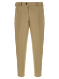 Beige Linen Casual Pants