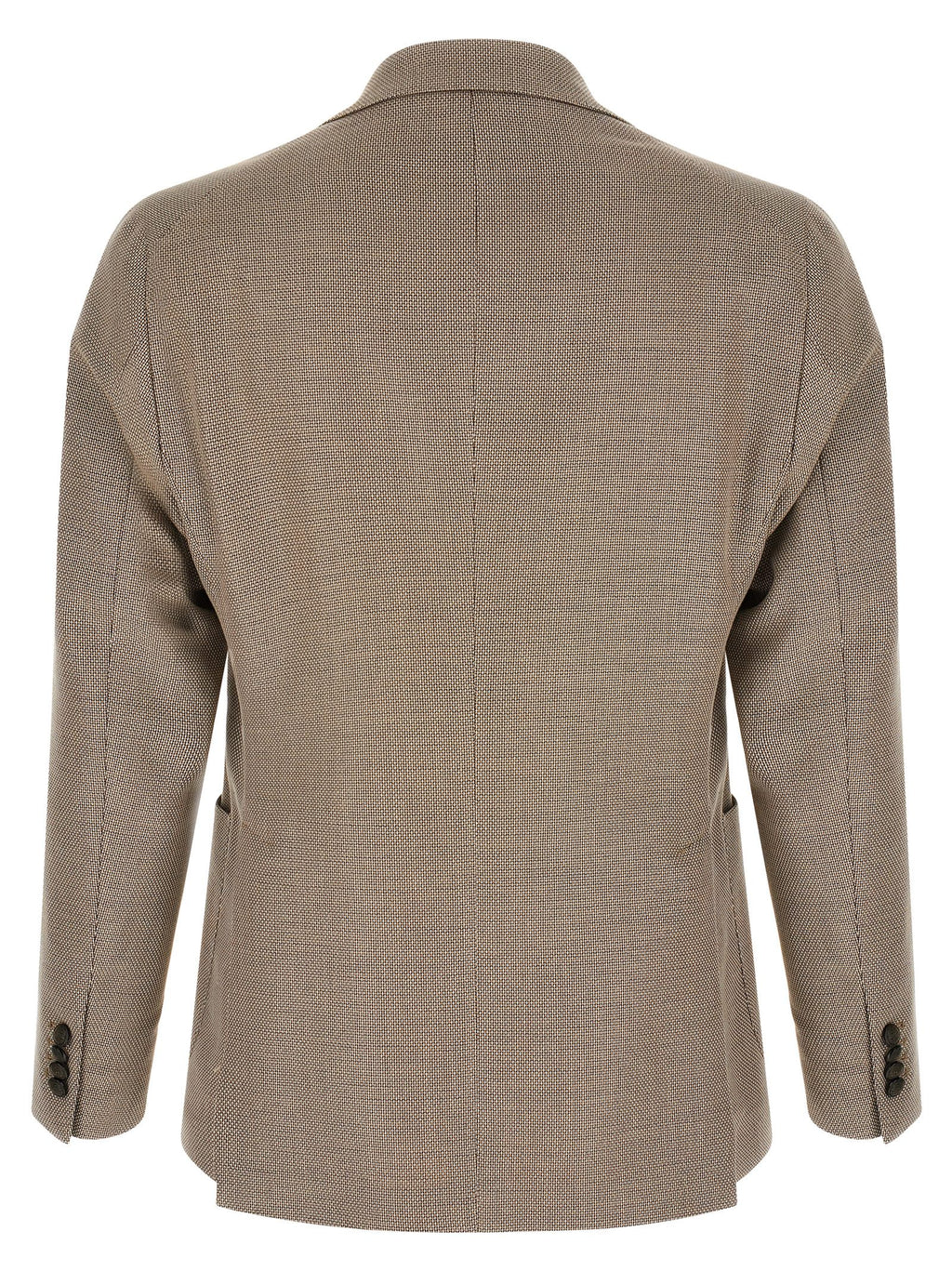Brown Cotton Blazer