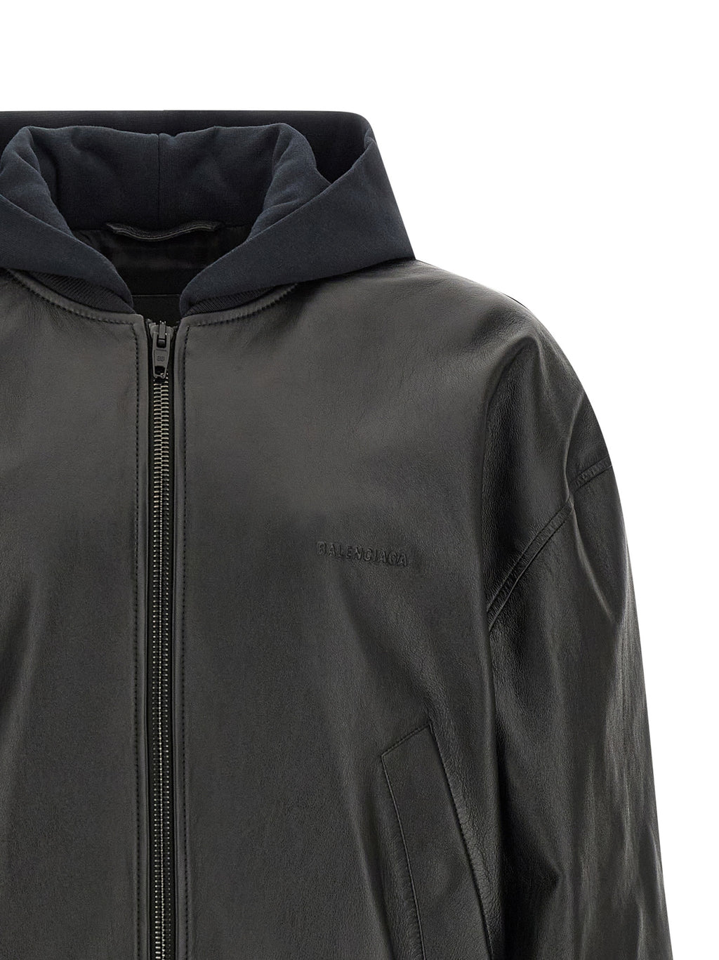 Black Lamb Leather Leather Jacket