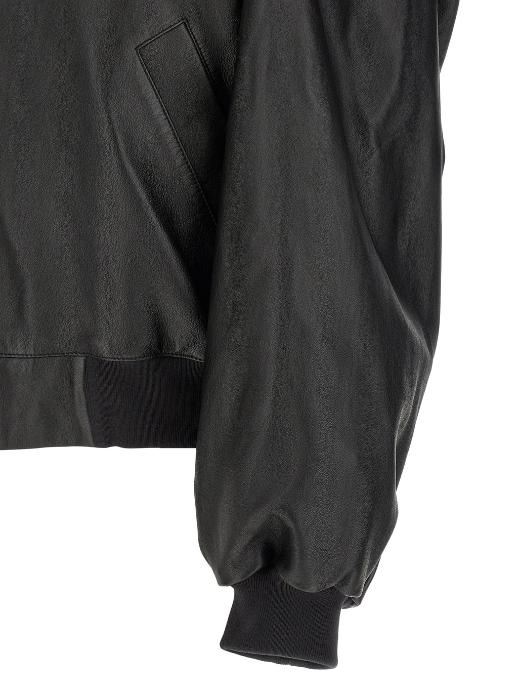 Black Lamb Leather Leather Jacket