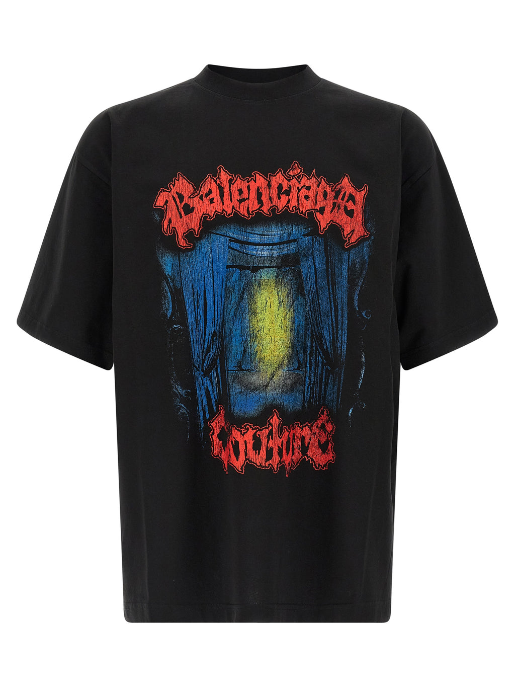 Black Cotton T-Shirt