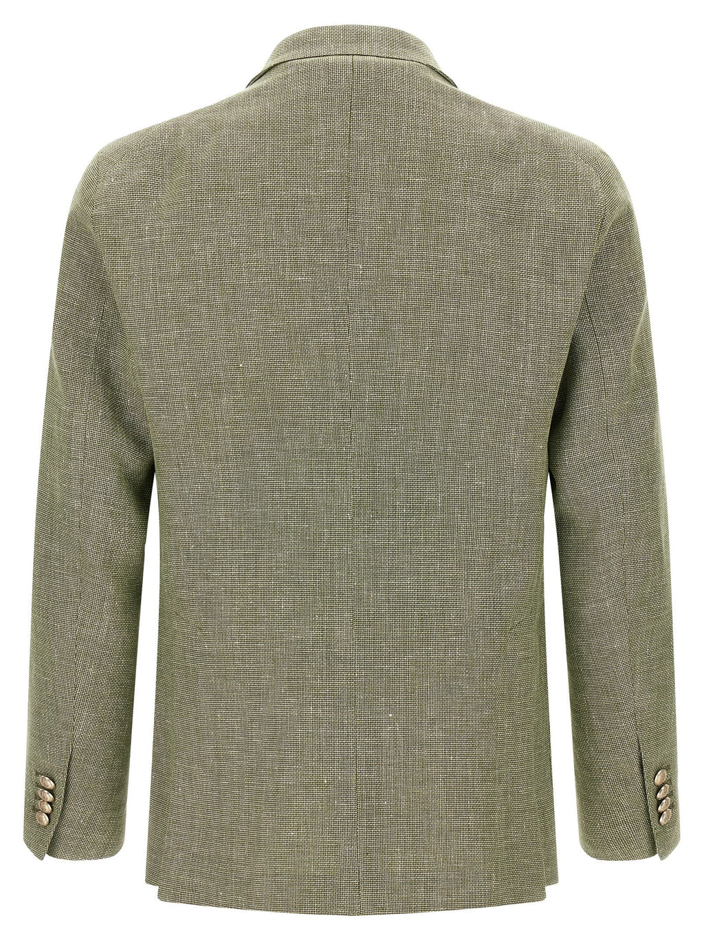 Bicolor Linen Blazer
