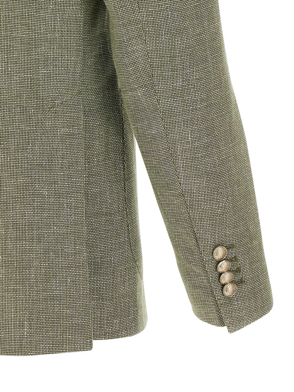 Bicolor Linen Blazer