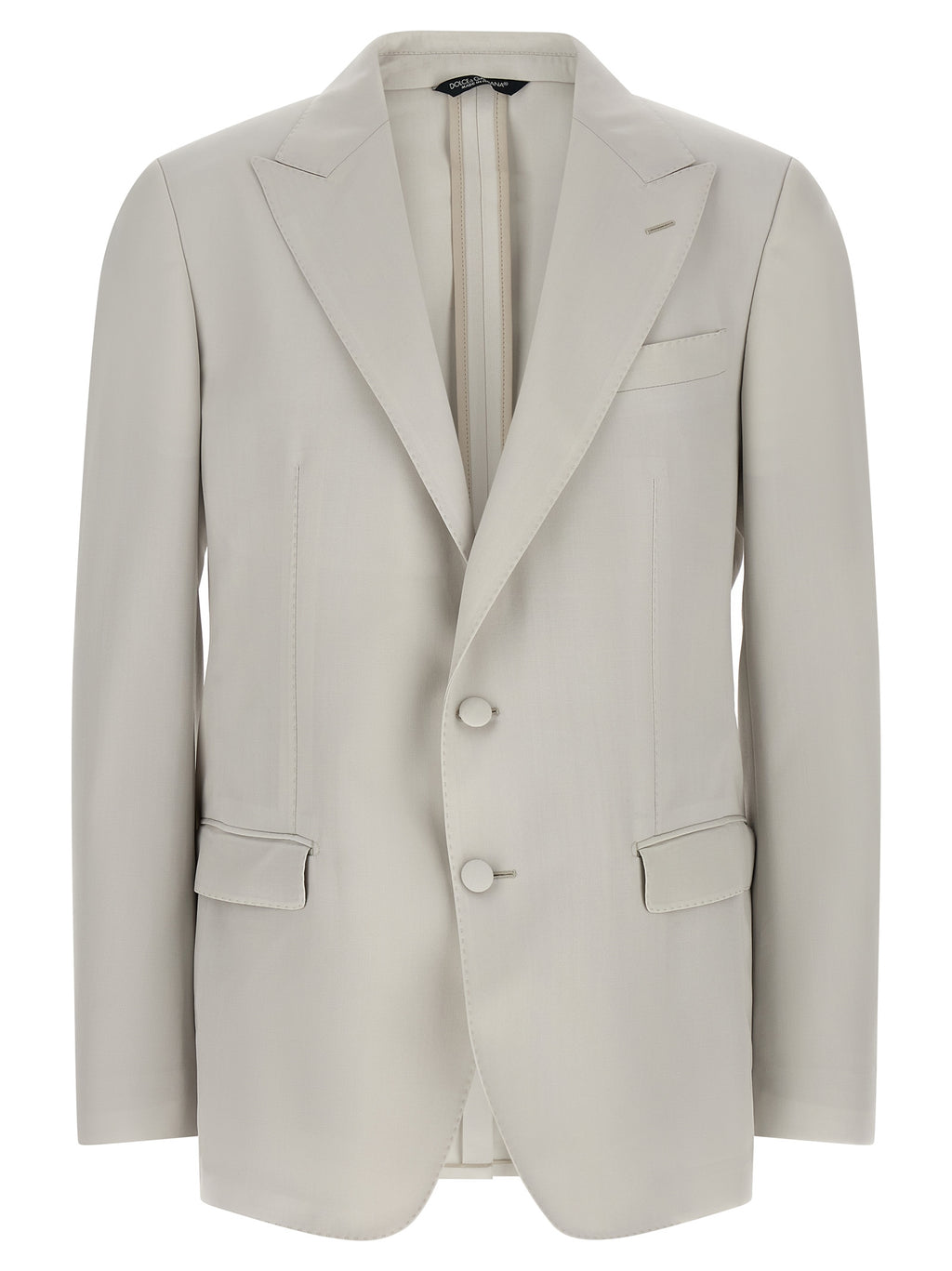 Gray Virgin Wool Blazer