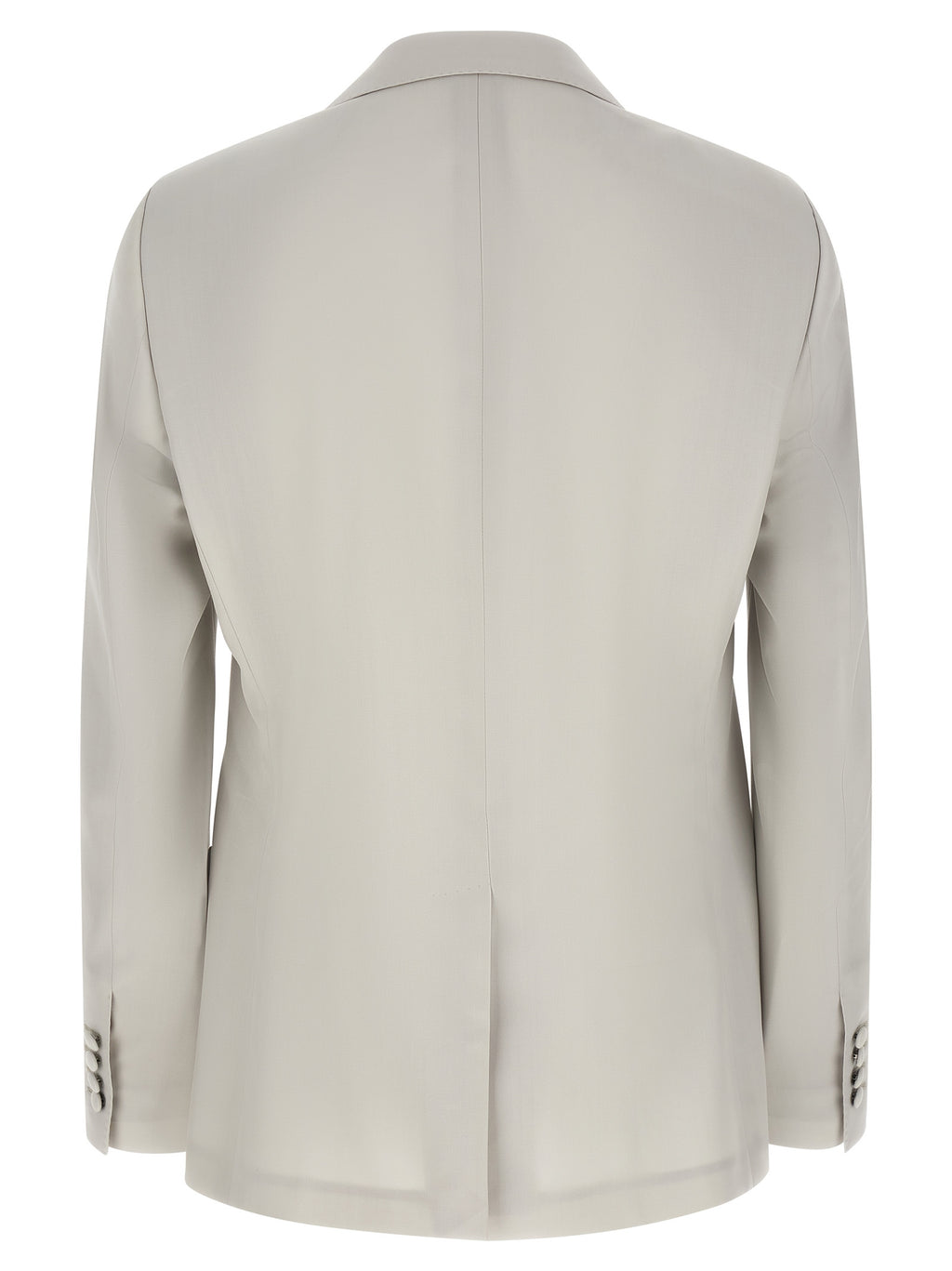 Gray Virgin Wool Blazer