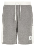 Gray Cotton Bermuda Shorts
