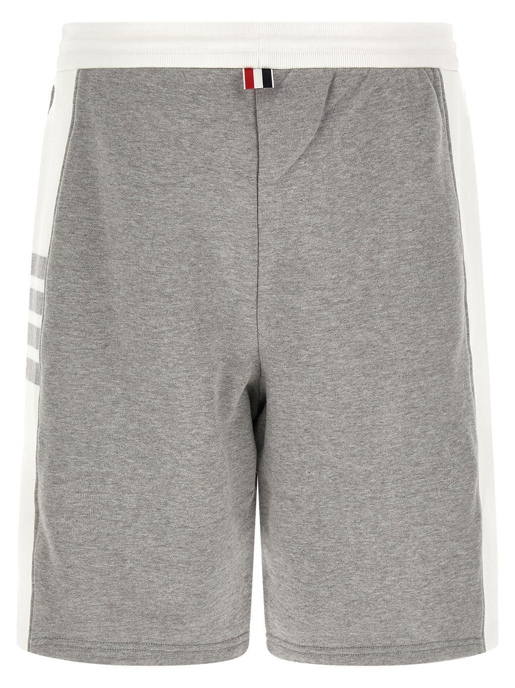 Gray Cotton Bermuda Shorts