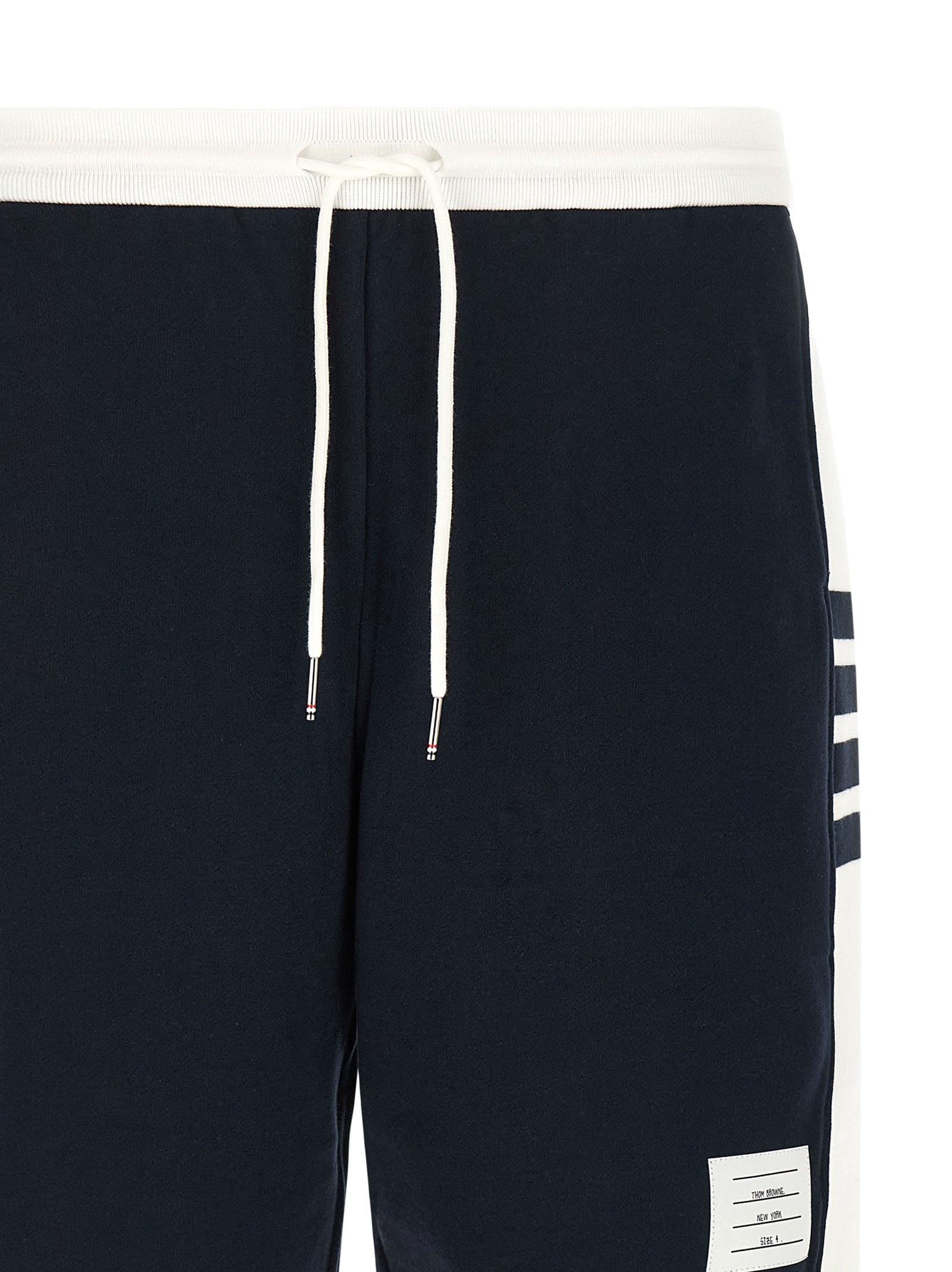 Blue Cotton Bermuda Shorts