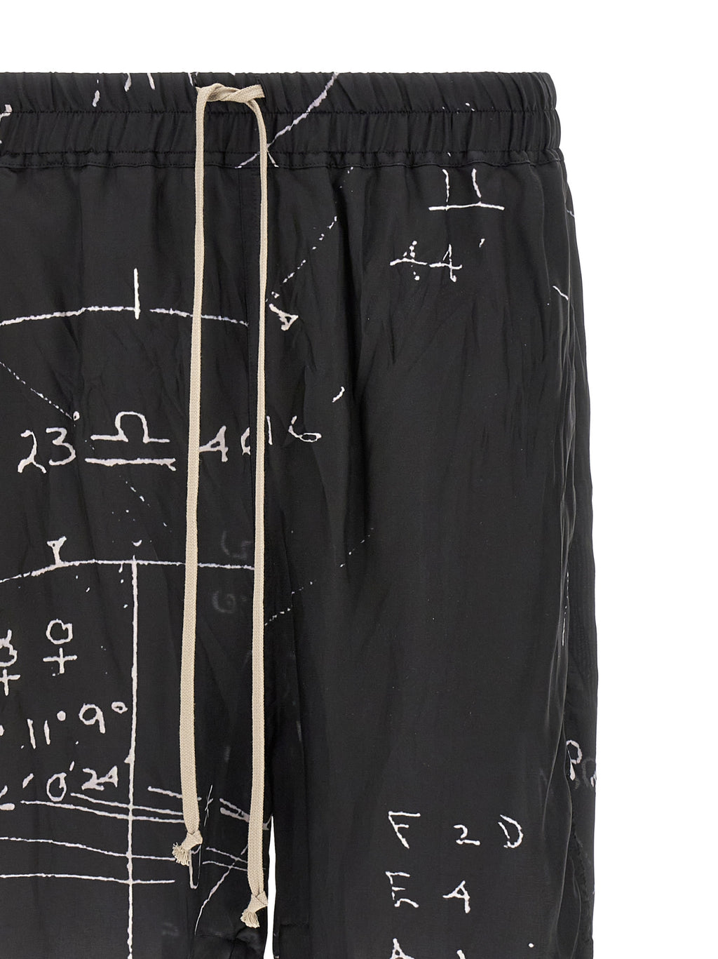 Bicolor Viscose Bermuda Shorts