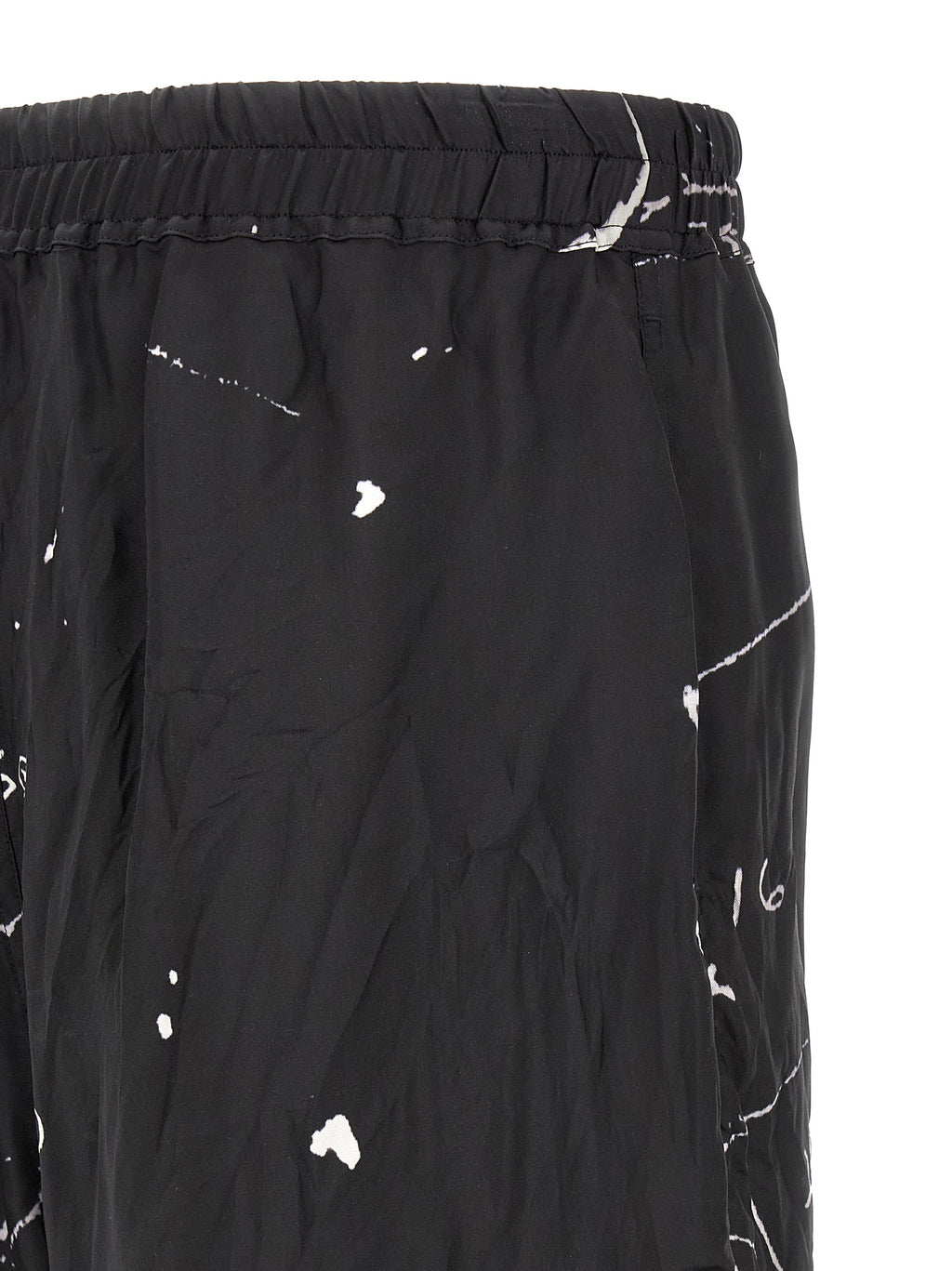 Bicolor Viscose Bermuda Shorts