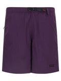 Purple Nylon Bermuda Shorts