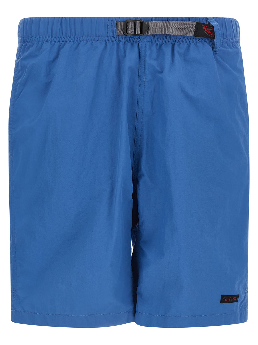 Blue Nylon Bermuda Shorts