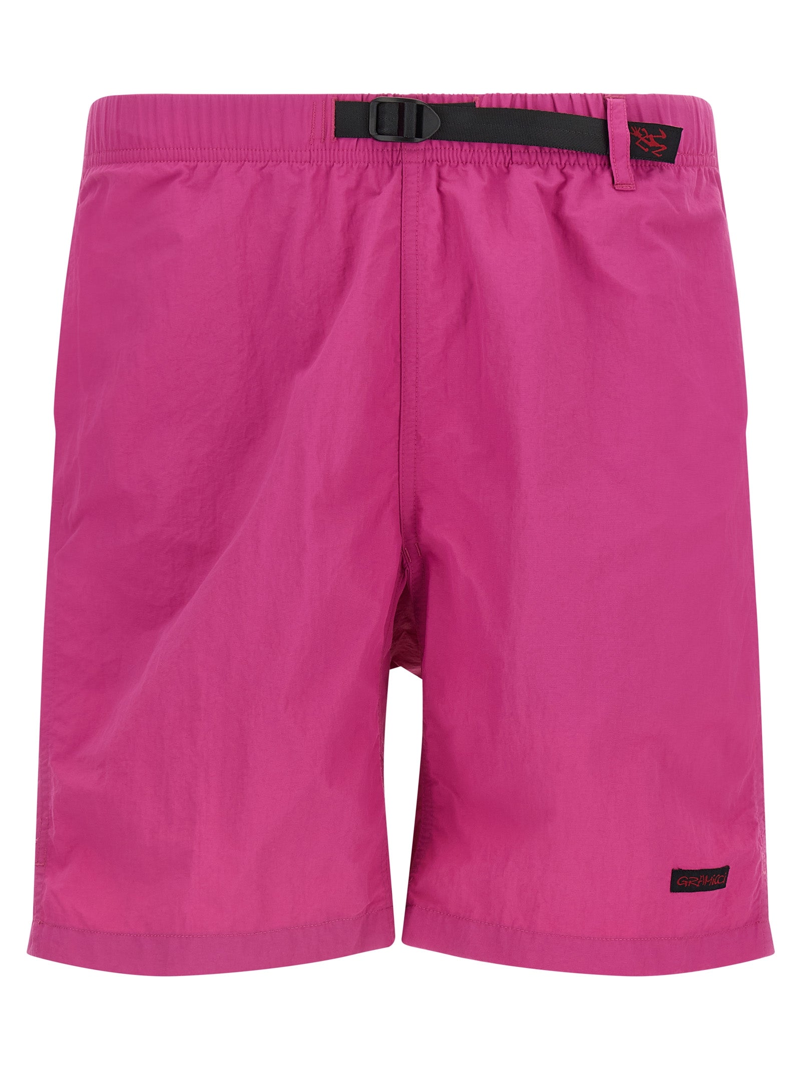 Fuchsia Nylon Bermuda Shorts