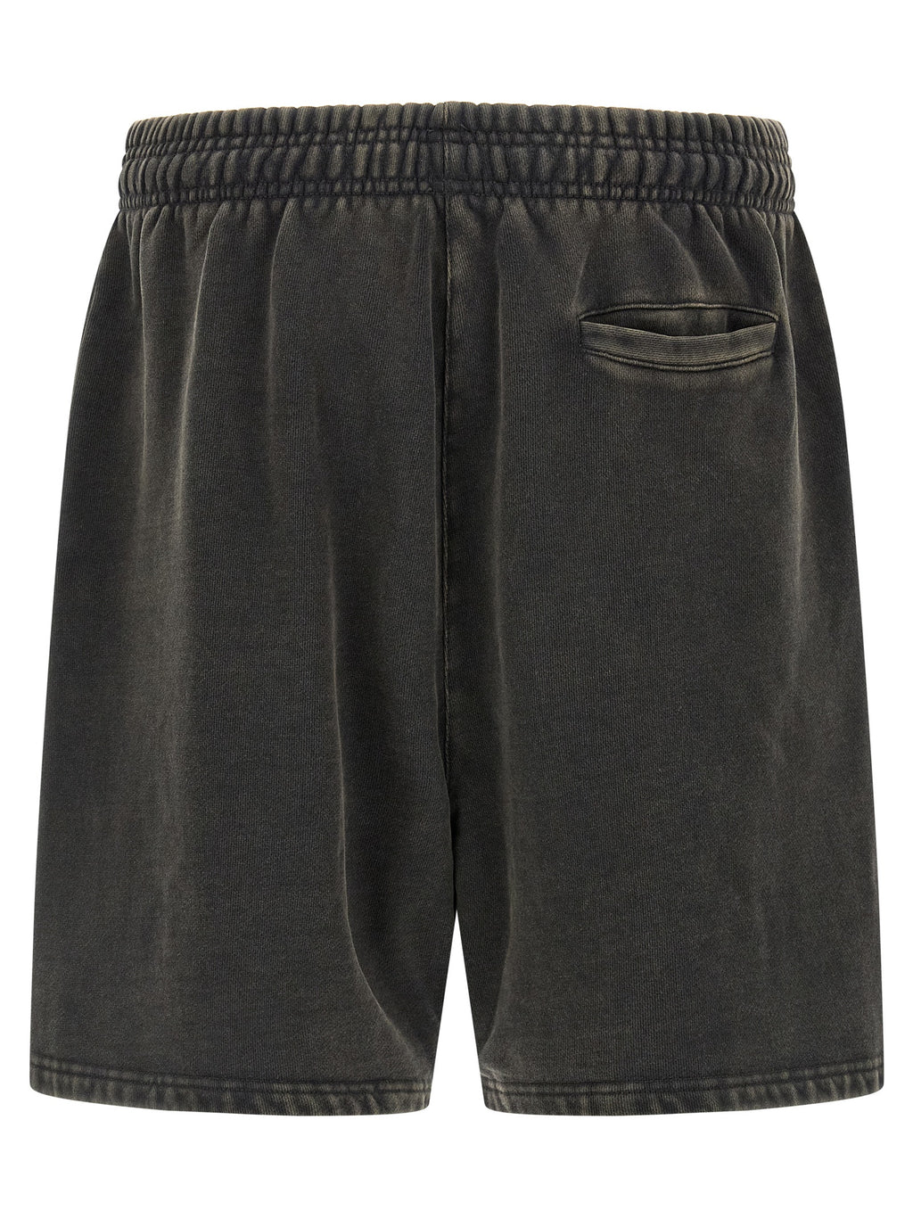 Gray Cotton Bermuda Shorts